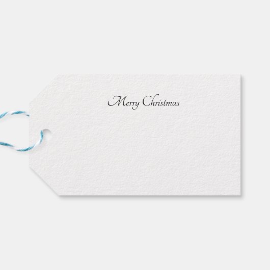 Enchanted Winter Owl, op maat Cadeaulabel (Achterkant Horizontaal)