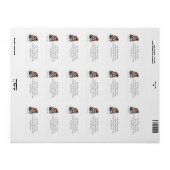 Enchanted Winter Owl, op maat Etiket (Full Sheet)