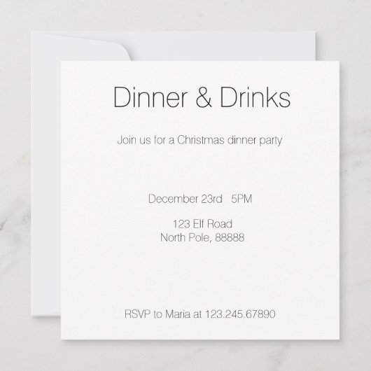 Enchanted Winter Owl, op maat Kaart (Achterkant)