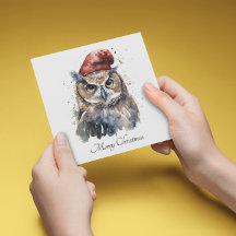 Enchanted Winter Owl, op maat