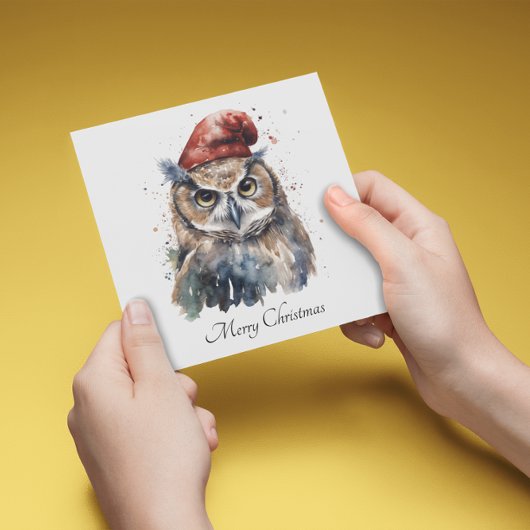 Enchanted Winter Owl, op maat Kaart