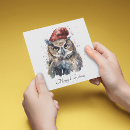 Enchanted Winter Owl, op maat Kaart