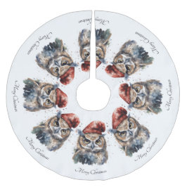 Enchanted Winter Owl, op maat Kerstboom Rok