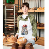 Enchanted Winter Owl, op maat Schort