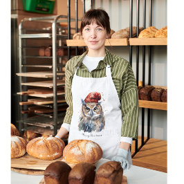 Enchanted Winter Owl, op maat Schort