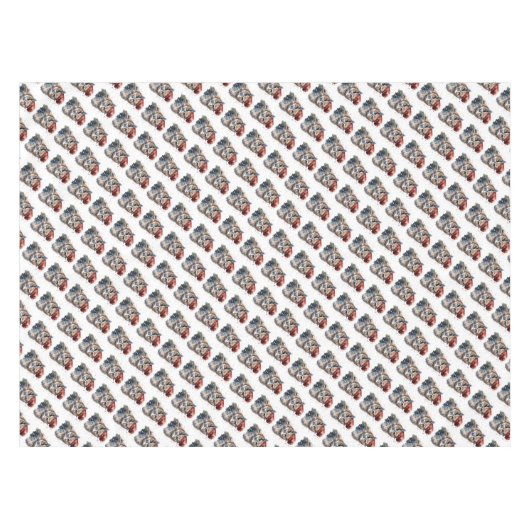 Enchanted Winter Owl, op maat Tafelkleed (Voorkant (Horizontaal))