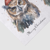 Enchanted Winter Owl, op maat Tissuepapier (Detail)