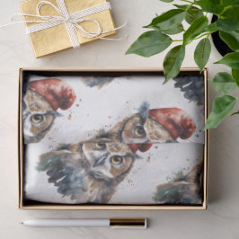 Enchanted Winter Owl, op maat Tissuepapier