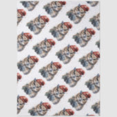 Enchanted Winter Owl, op maat Tissuepapier (Voorkant)