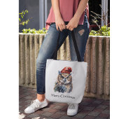 Enchanted Winter Owl, op maat Tote Bag