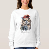 Enchanted Winter Owl, op maat Trui (Voorkant)