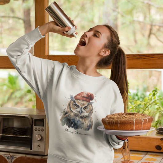 Enchanted Winter Owl, op maat Trui