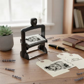 Enchanted Winter Owl, op maat Zelfinktende Stempel