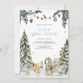 Enchanted Winter Woodland Verjaardag (Voorkant)