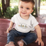 Enchanted Winter Woodland Verjaardag<br><div class="desc">Vier de speciale dag van je kleintje met dit schattige Enchanted Winter Woodland Birthday Baby T-Shirt! Met charmante waterverf boswezens, besneeuwde evergreens en grillige "Winter ONEderland" -tekst, is dit shirt ideaal voor een eerste verjaardagsfeest of een winterfeest. Gemaakt van zacht, ademend katoen, zorgt het voor comfort terwijl het een magische...</div>