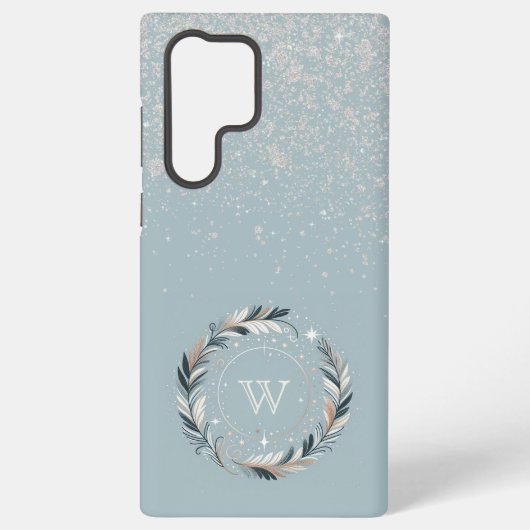 Enchanted Winter Wreath Samsung Galaxy Hoesje (Achterkant)