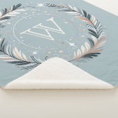 Enchanted Winter Wreath Sherpa Deken (3/4)