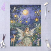 Enchanted Woodland Animals & Fairy Decoupage Paper Tissuepapier (Craft)