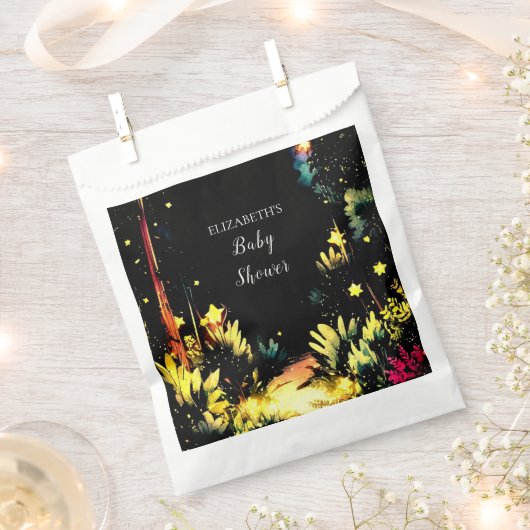 Enchanted Woodland Baby shower Bedankzakje (Geknipt)