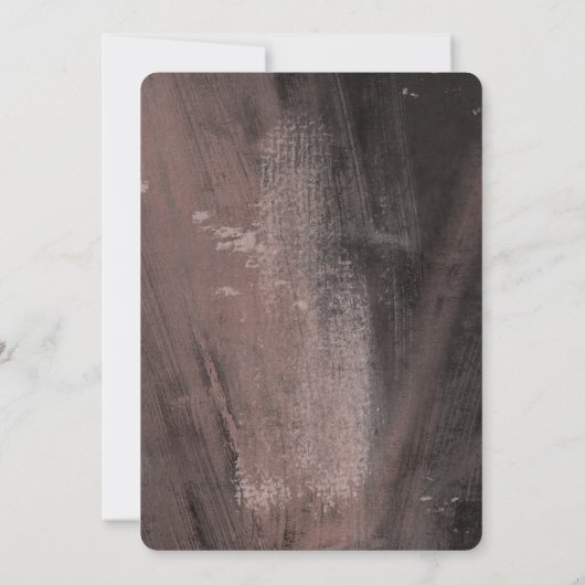 Enchanted Woodland Baby shower Invitation Kaart (Achterkant)