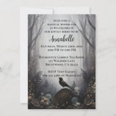 Enchanted Woodland Bird Uitnodiging (Achterkant)