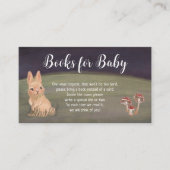 Enchanted Woodland Books for Baby shower Kaart (Voorkant)