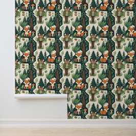 Enchanted Woodland Critters Peel and Stick Behang