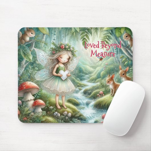 Enchanted Woodland Fairy Mouse Pad Muismat (Met muis)