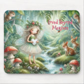 Enchanted Woodland Fairy Mouse Pad Muismat (Voorkant)