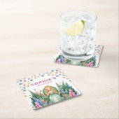 Enchanted Woodland Fairy Princess Verjaardag Kartonnen Onderzetters (Insitu)