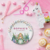 Enchanted Woodland Fairy Princess Verjaardag Papieren Bordje (Feest)