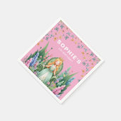 Enchanted Woodland Fairy Princess Verjaardag Servet (Hoek)