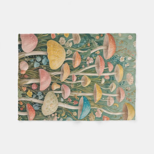 Enchanted Woodland Fleece Deken (Voorkant (Horizontaal))