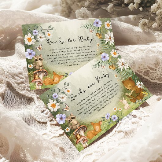 Enchanted Woodland Forest Animals Books for Baby Informatiekaartje