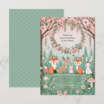 Enchanted Woodland Forest Creatures Baby shower