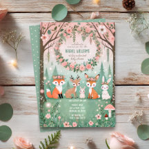 Enchanted Woodland Forest Creatures Baby shower
