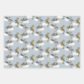 Enchanted Woodland Forest Dragon Birthday Inpakpapier Vel (Voorkant 2)