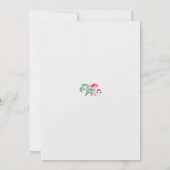 Enchanted Woodland Forest Neutraal Schattige Baby  Kaart (Achterkant)