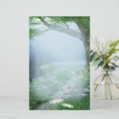Enchanted Woodland Forest Wedding Briefpapier (Staand voorkant)