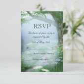 Enchanted Woodland Forest Wedding RSVP (Staand voorkant)