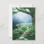 Enchanted Woodland Forest Wedding RSVP (Achterkant)