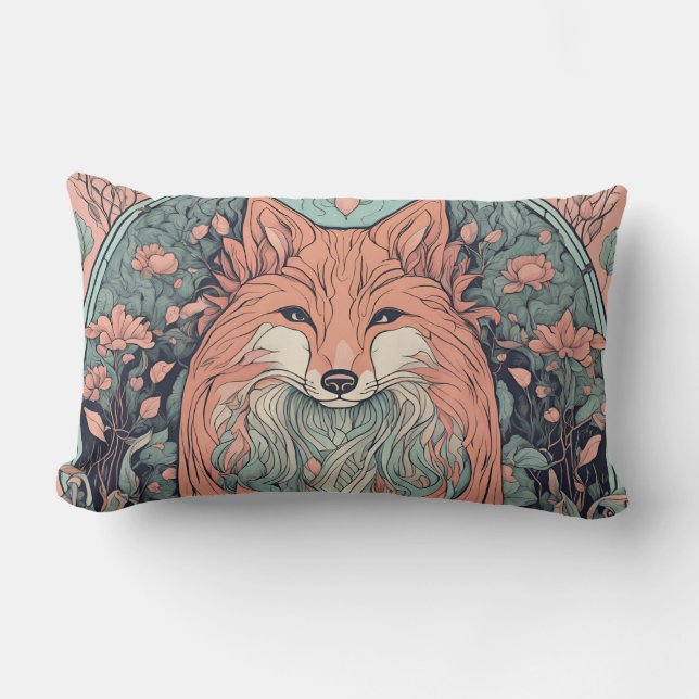 Enchanted Woodland Fox D11 Kussen (Voorkant)