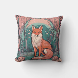 Enchanted Woodland Fox D17 Kussen