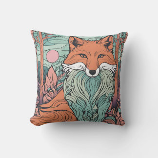 Enchanted Woodland Fox D2 Kussen