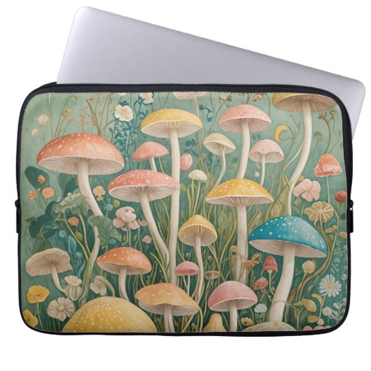 Enchanted Woodland Laptop Sleeve (Voorkant)