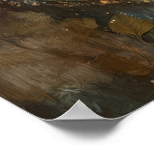 Enchanted Woodland Leaf Fairy Fantasy Art Poster (Hoek)