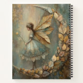 Enchanted Woodland Leaf Fairy Fantasy Personalized Notitieboek (Achterkant)