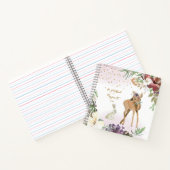 Enchanted Woodland meisje Notitieboek (Binnen)