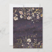 Enchanted Woodland Moonlight Baby shower Kaart (Achterkant)