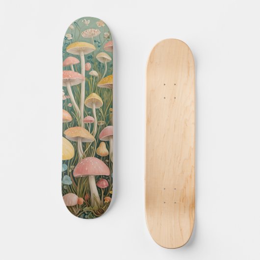 Enchanted Woodland Persoonlijk Skateboard (Voorkant)